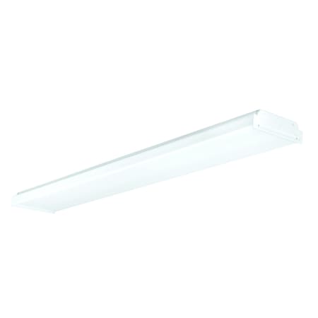 Afx LED Wrap - LED Flush Mount - 48-in. - 30W - White Finish - Clear Prismatic Acrylic Diffuser LWL07483600L40MV